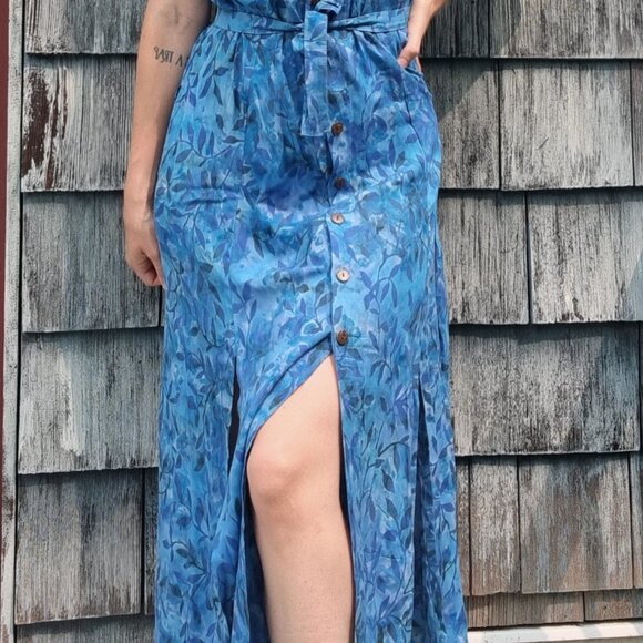 Long blue dress - Picture 2 of 7